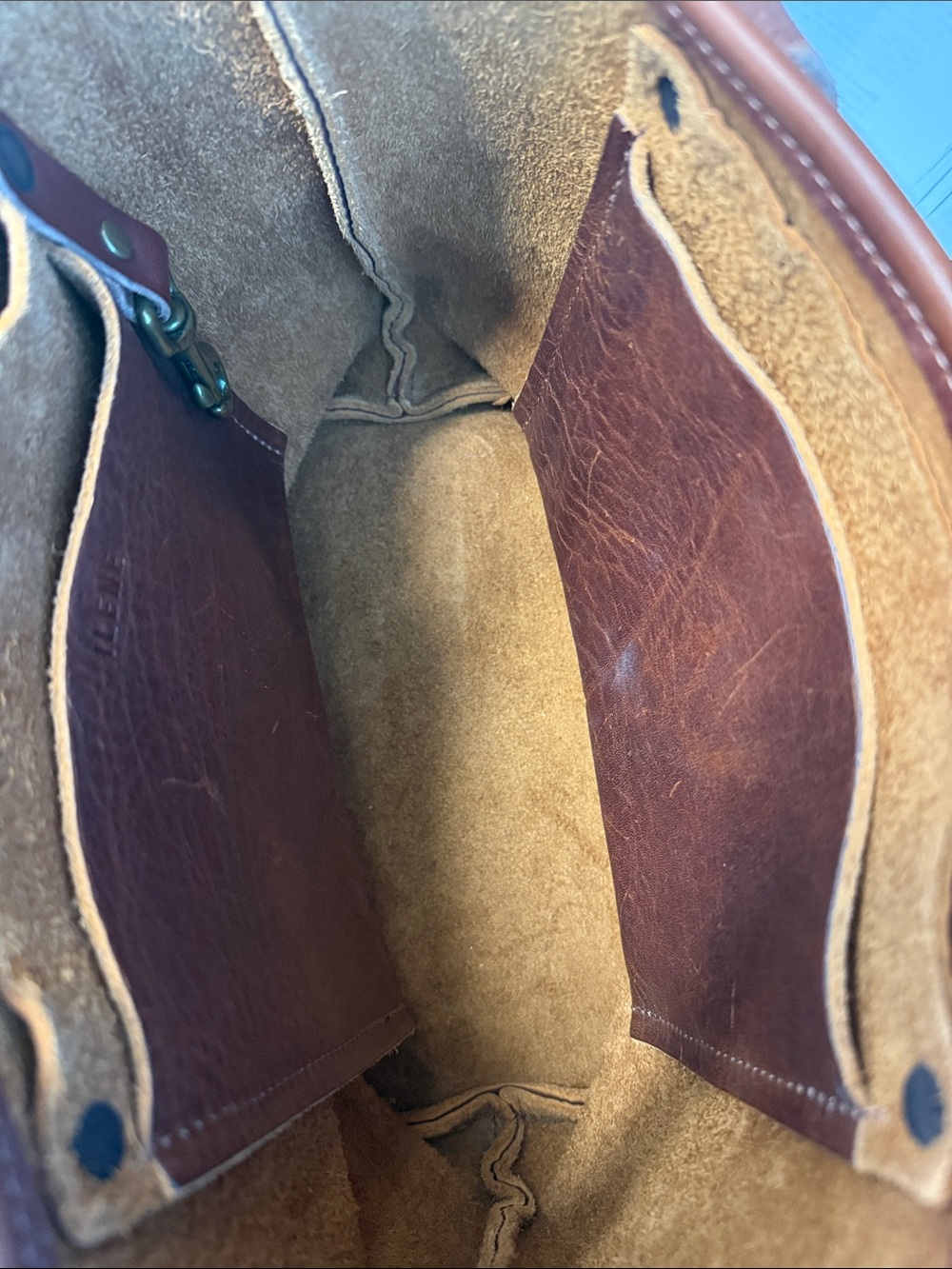 Go forth goods small Avery tote in saddle - Picture 6 of 7